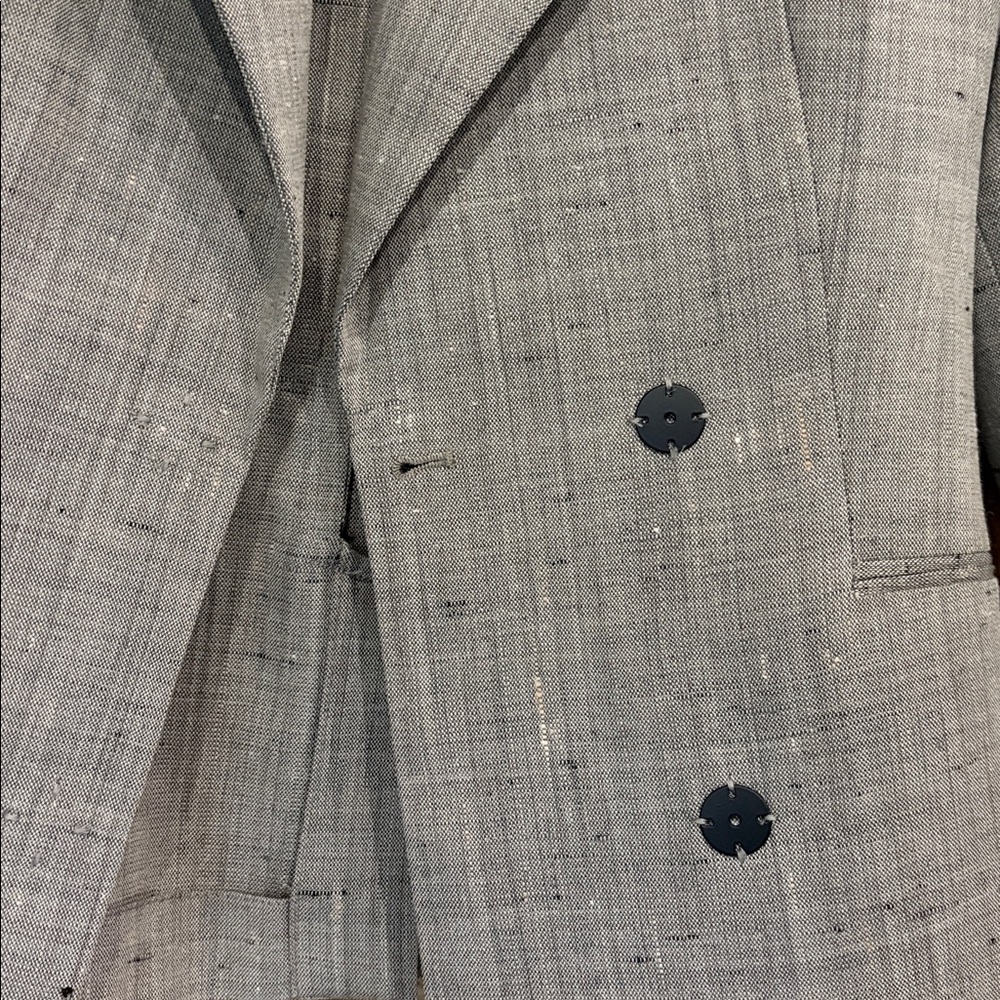 Zara Tailored Gray Blazer EUC Structured Fit Size XS - Picture 11 of 13